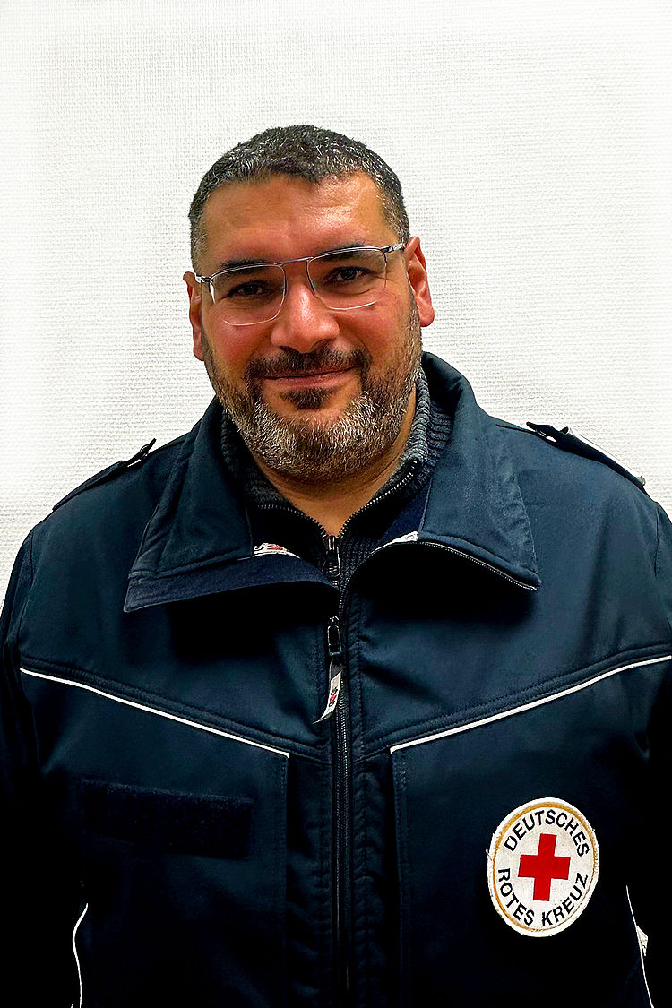 Der stellvertretende Rotkreuzarzt Abdallah Alfolouji