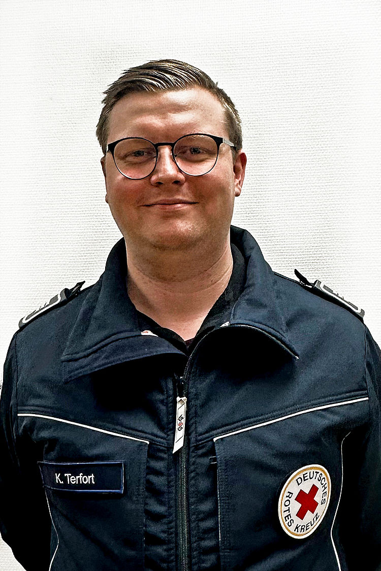 Der stv. Rotkreuzleiter Kevin Terfort